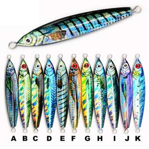 3D 프린트 지그 20g/35g/40g/60g/80g 메탈 지그 롱샷 지깅 루어 바다낚시 루어 - Product Image 3