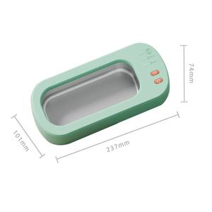 Máquina limpiadora ultrasónica de 237mm x 101mm x 74mm para gafas, lentes de contacto, joyería, uso doméstico - Product Image 1