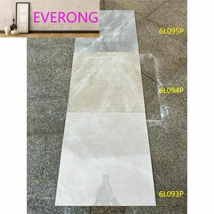 Carreaux de sol et de mur en porcelaine brillante Carrara Blanc 60x60cm, stock de liquidation à prix réduit pour les bureaux et la décoration des pièces - Product Image 4