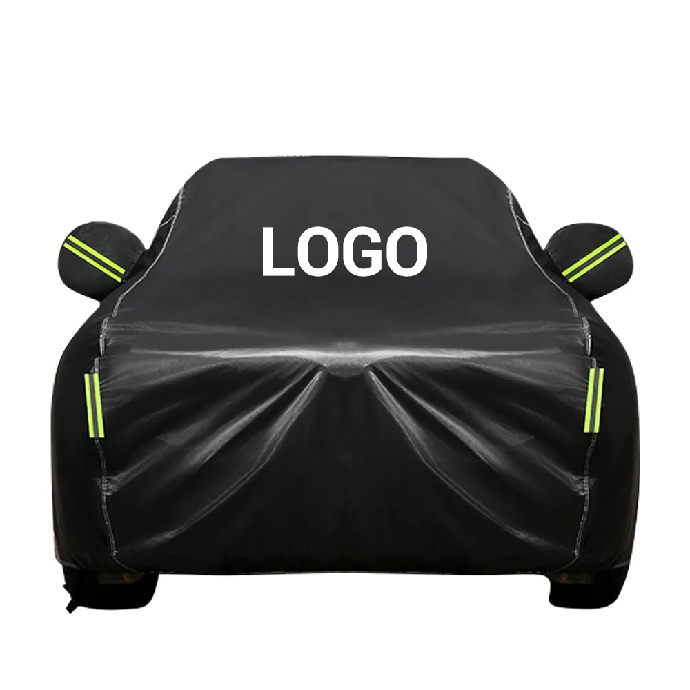 Factory Supply Brandwerende Beschermende Zonnescherm Winddicht, Anti-Uv Suv Auto Cover, Aangepaste Logo, Maat Geleverd