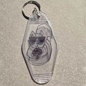 Porte-clés en plastique personnalisables avec logo imprimé, étiquettes de bagages colorées, autocollants UV pour motels, vente en gros - Product Image 4