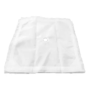 Embedded polyester filter cloth for large filter press for industrial dehydration