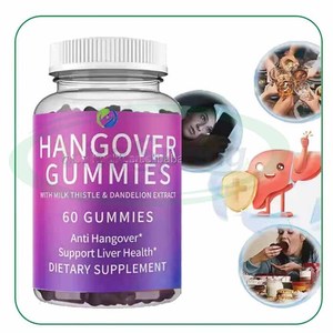 VitaSpring Gummies para aliviar la resaca, Etiqueta Privada, suplemento de desintoxicación del hígado, cardo mariano, antiresaca, gomitas veganas para la resaca - Product Image 1