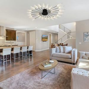 Luminaire de luxe léger pour salon, hall, plafond principal, salle à manger, chambre à coucher, feux d'artifice rotatifs, meubles lumineux - Product Image 5