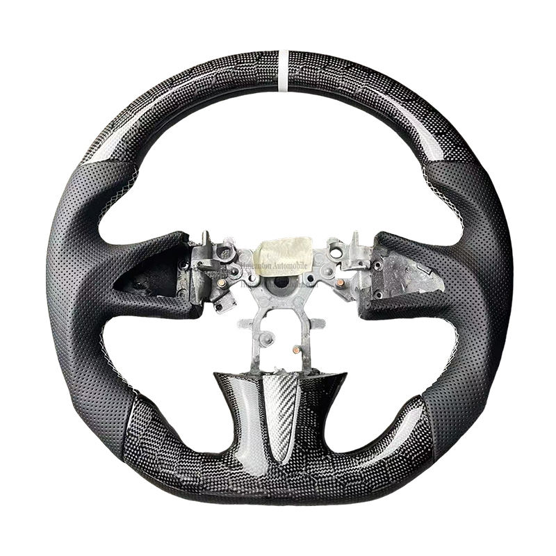 หนัง + หวีน้ำผึ้งคาร์บอนไฟเบอร์ + เย็บแถบสีขาว