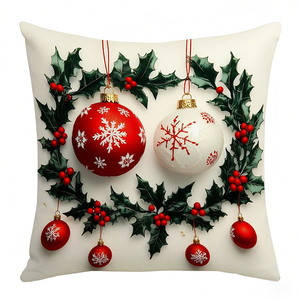 Giáng sinh gối Bìa Santa Claus Gối trang trí nhà sofa Cushion Cover - Product Image 4
