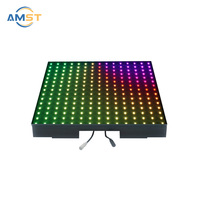 Panneau de sol LED numérique pour scène de spectacle, portable, en verre trempé, à contrôle ponctuel, pour sol vidéo à pixels, idéal pour clubs et mariages
