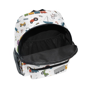 Mochila Escolar Impermeable con Estampado de Coche de Dibujos Animados para Niños, Diseño Coreano Simple y Creativo - Product Image 3