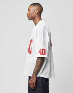 Maßgeschneiderte Mesh-Trikots Herren Ästhetische Oversize-Fit T-Shirts Fußballtrikot Großhandel - Product Image 5