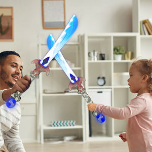 Jouets épée de pterosaure à LED clignotantes avec son, épées <span class=keywords><strong>laser</strong></span> lumineuses en plastique, baguette lumineuse, épée de dinosaure lumineuse - Product Image 4