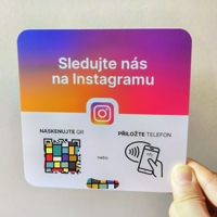Etiqueta NFC con Código QR Pivot U-Card, en Oferta, 213/215/216, Etiqueta de PVC para Ventana, Tarjeta de Reseñas de Google, Resistente al Agua, Comunicación RFID de 13.56MHz
