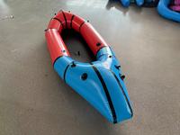 Packraft gonflable en TPU PVC de nouvelle conception, packraft portable et économique pour les eaux calmes et la pêche