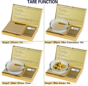 डिजिटल गहने पैमाने 200g 0.01g के साथ जेब तराजू एलसीडी/एलईडी प्रदर्शन वजन इलेक्ट्रॉनिक स्मार्ट पैमाने के लिए पेशेवर वजन - Product Image 5