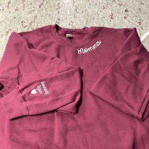 เสื้อฮู้ดหรือเสื้อสเวตเชิ้ตสำหรับเด็ก ลายปัก 3 <span class=keywords><strong>ม</strong></span>ิติ ชื่อเด็กที่แขนเสื้อ ผ้าทอ ตกแต่งด้วยป้ายด้านหน้า เห<span class=keywords><strong>ม</strong></span>าะสำหรับฤดูใบไ<span class=keywords><strong>ม</strong></span>้ร่วง/ฤดูหนาว - Product Image 5