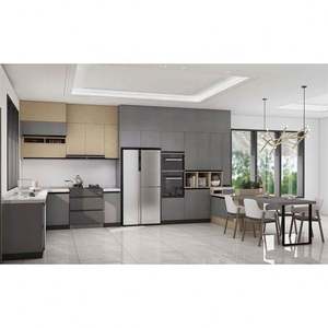 Ensemble de cuisine moderne de haute qualité avec évier et plan de travail en marbre, meubles élégants pour la conception de votre cuisine - Product Image 1