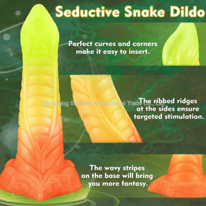 ดิลโด้ซิลิโคนแบบสั่นได้สำหรับผู้ชายและผู้หญิงมีปุ่มขนาดใหญ่ที่เสียบก้นแบบนุ่มสำหรับทวารหนัก - Product Image 6