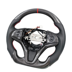 Carbon Fiber Multi Function Steering <b>Wheel</b> For Honda Civic 3 <b>Spoke</b> Modification Upgrade - Product Image 2