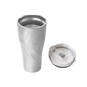 Vaso Térmico SHENYU de Fibra de Carbono 3K, 5mm de Grosor, Resistencia al Calor de 200°C, Diseño Texturizado Ligero para Viajes y Uso Diario - Product Image 5