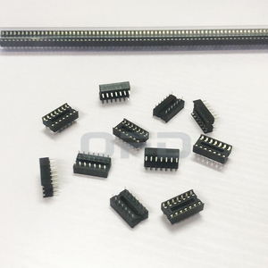Dip14 lỗ vuông IC ổ cắm bán buôn 4pin/6pin/8Pin/14pin/16pin/18pin/20pin/28pin tiêu đề kết nối adapter Dip IC ổ cắm - Product Image 4