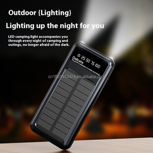 Banque d'énergie <span class=keywords><strong>solaire</strong></span> personnalisée OEM 10000mAh avec 4 câbles lampe torche pour téléphones mobiles <span class=keywords><strong>tablette</strong></span> <span class=keywords><strong>chargeur</strong></span> <span class=keywords><strong>solaire</strong></span> portable ultra mince - Product Image 3