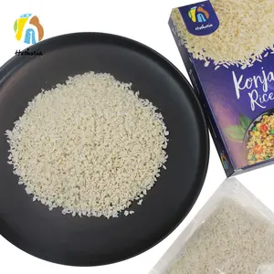 נמוך קלוריות יבש קטו לבן אורז סיבים תזונתיים חלאל Konjac מיובשות אורז
