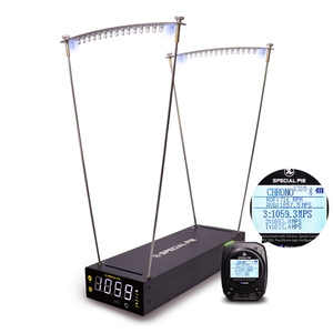Compteur de vitesse 4-9750 FPS 1-3000 MPS avec données audio lisibles sans batterie Chronographe de précision balistique