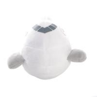 Peluche navette spatiale blanche, poupée en peluche avec logo Mars imprimé, cadeau pour enfants sur le thème de l'espace, décoration pour la maison