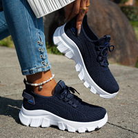 Chaussures décontractées pour femmes, légères, respirantes, de haute qualité, à lacets, à bout bas, durables et confortables