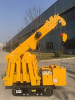 Grue araignée mini KB3.0 de marque réputée, 3 tonnes, avec flèche télescopique de 9,2 m, machine de levage