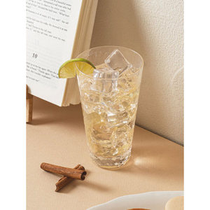 Tazza di vetro con motivo martellante da 460 ml per bicchieri - Product Image 1