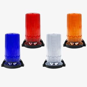 ไฟสัญญาณเตือนแบบหมุน LED 10-80V ไฟแฟลช ไฟฉุกเฉินสำหรับเสาสูง ติดตั้งด้วยแม่เหล็ก พร้อมปลั๊กจุดบุหรี่ มาตรฐาน CE สำหรับรถบรรทุก - Product Image 1