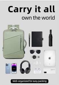 Bolso de Mano para Hombre HOJO, Bolso de Trabajo, Mochila para Portátil, para Viajes de Negocios, Impermeable - Product Image 6