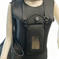 Sac Faraday anti-ondes personnalisé avec pochette de téléphone verrouillable en néoprène et boucle magnétique – Antivol, blindage des signaux