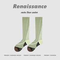 Renaissance Chaussettes de sport à micro-pression pour femmes pour la course à pied professionnelle Corde à sauter Fitness Jambe Capacité musculaire Chaussettes longues