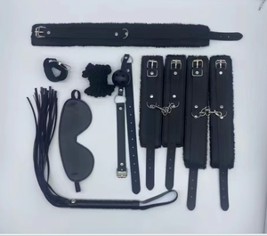 Ensemble de bondage imperméable de haute qualité, très vendu par les fabricants, avec menottes, fouet, collier, jeu sexuel pour esclave, 7 pièces, jouet sexuel pour adultes - Product Image 2
