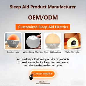 2025 Hot Bán Thông Minh Thức Dậy Ánh Sáng Trẻ Em Người Lớn Phòng Ngủ Mặt Trời Mọc Mô Phỏng Âm Thanh Bảng Đồng Hồ Hoàng Hôn - Product Image 5
