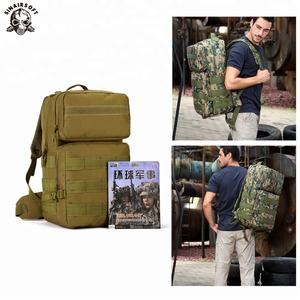 Mochila Táctica Molle de 55L para Deportes al Aire Libre, Negra, Impermeable, de Asalto, de Nailon, para Senderismo - Product Image 6