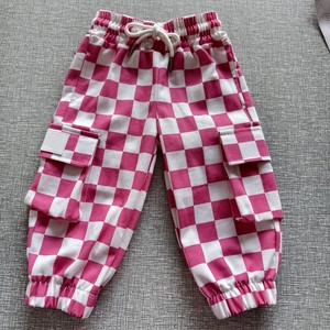 <span class=keywords><strong>Pantaloni</strong></span> <span class=keywords><strong>Cargo</strong></span> Personalizzati per Neonati e Bambini, 100% Cotone con Tasche e Coulisse, <span class=keywords><strong>Pantaloni</strong></span> Casual per Bambini - Product Image 3