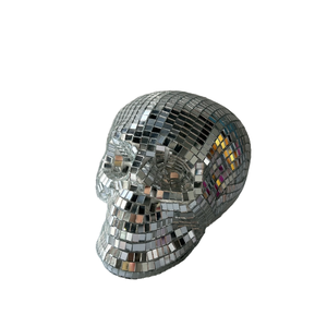 Bola de Discoteca con Calavera Reflectante y Cadena, Adorno Retro de Calavera para Halloween, Decoración para Hogar, Bar y Fiestas, Venta al Por Mayor - Product Image 1