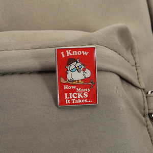 <span class=keywords><strong>So</strong></span> quante leccate ci vogliono spille di smalto divertente gufo cartone animato con spilla con spilla distintivo accessori per gioielli regalo per gli amici - Product Image 3