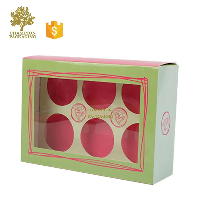 Wholesale Disposable Bakery Boxes Takeaway Cake Box With Window Custom Logo High End Custom Cake Boxes