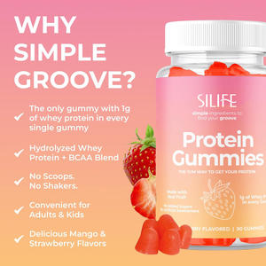 الأعلى مبيعًا حمض أميني أساسي طبيعي للبالغين تعزيز المناعة للعضلات بروتين مصل اللبن Gummies - Product Image 2