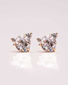 Classic Round Brilliant Diamond <b>Stud</b> Earrings 925 <b>Sterling</b> <b>Silver</b> Elegant Jewelry for Wedding Party Daily Wear - Product Image 6