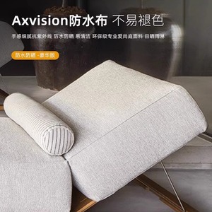 Chaise longue <span class=keywords><strong>de</strong></span> style pastoral pour l'extérieur, idéale pour la cour, la piscine, les villas haut <span class=keywords><strong>de</strong></span> gamme, les maisons d'hôtes, les vérandas, meubles en tissu - Product Image 4