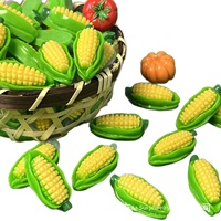 Miniatures de Fruits et Légumes Artificiels Répliques en Résine pour Bricolage, Accessoires de Décoration de Paysage et Ornements pour Maisons de Poupées - 20 PIÈCES