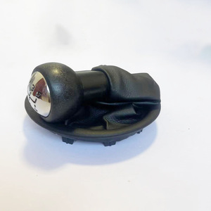 Chen Can Car Gear <b>Knob</b> Black Leather <b>Shift</b> <b>Knob</b> Dust Cover For Peugeot Citron Integrated - Product Image 3
