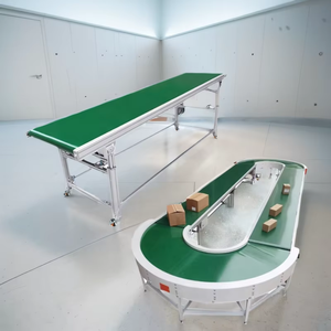 Cinta transportadora de cinta plana de Pvc de goma de acero inoxidable móvil para tabaco - Product Image 4