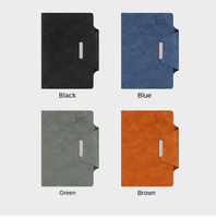 Agenda annuel personnalisable A5 2027, 365 jours, planificateur de tâches quotidiennes, couverture en tissu changeant de couleur, reliure filée, promotionnel