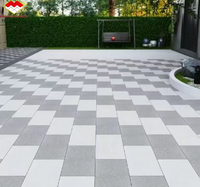 Frères pierre flammé gris granit dalles carreaux de pavage aiguisé pierre naturelle allée pavés trottoir granit carreaux de sol