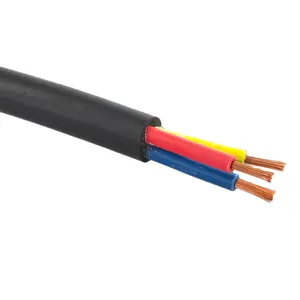 Kawat Listrik PVC 1,5mm2, 5mm2, 4mm2 Kabel RVV Kabel Berselubung Pvc Fleksibel